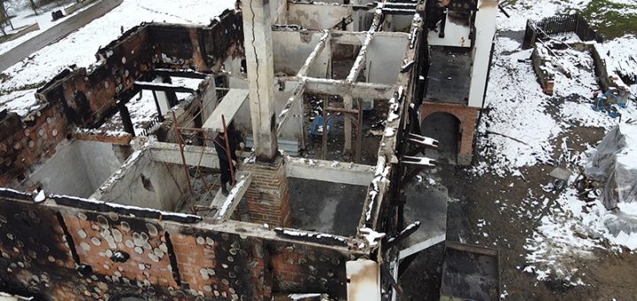 Požar uništio konak Manastira Svete Trojice kod Ljubovije