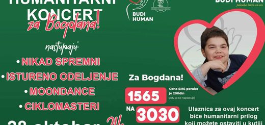Humanitarni koncert za Bogdana u GKC-u