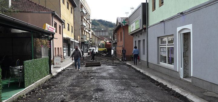 Rekonstrukcija ulice u starom delu Priboja